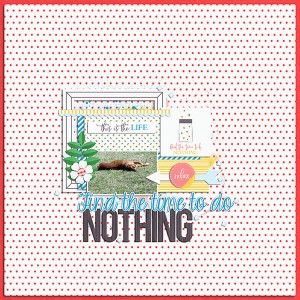 make the time to do nothing
