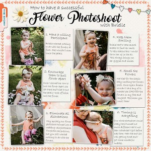 Brielle's Flower Photoshoot