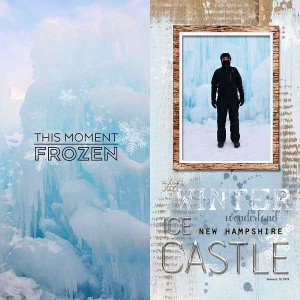 New Hampshire Ice Castle- January 2018