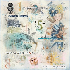 Dawn Inskip-Art Journaling Challenge-July-In Memorium-Week #4-WA Focus-Heart & Home