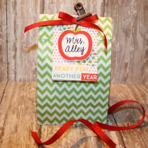 Treat bag with tag for your Teacher