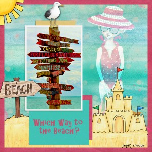 Which Way to the Beach - August Muse #3