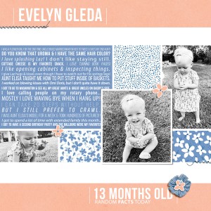 Evelyn 13 Months