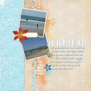 At the beach