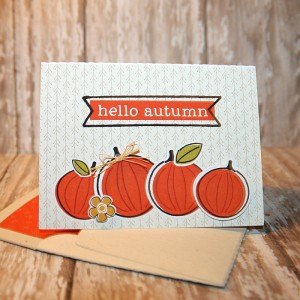Autumn Pumpkin Card