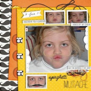 Spaghetti Mustache