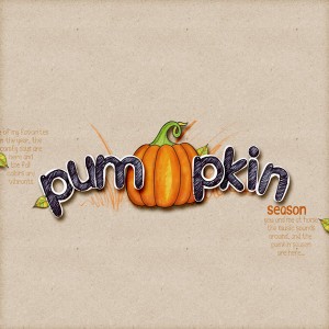 Pumpkin season