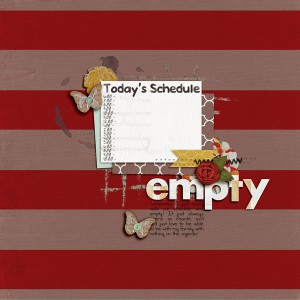 Empty Schedule