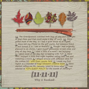 Why 11.11.11 Rocked!