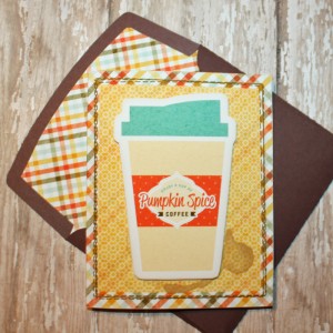 Pumpkin Spice Coffee Card