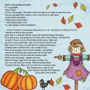 Pickled Pumpkin