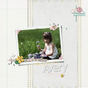 Avery & Her Flowers | Spring 2008