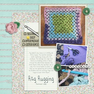 My First Crochet Rag Rug
