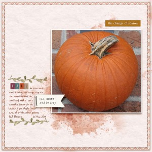 Fall has Arrived     (Oct Scraplift Sara Challenge)