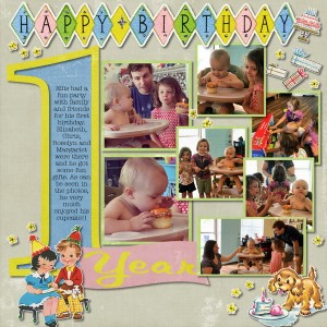 Ellis's 1st Birthday