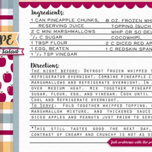 Taffy Apple Salad