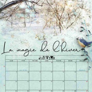 Calendrier 2019 Janvier