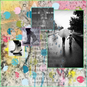 Art Journaling-Monthly Muse-October-Weather:See-Week #1-Rain ReBoot