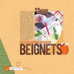 Pumpkin spice beignets