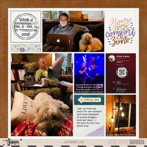 2018 Project Life | Week 41 | Left Side