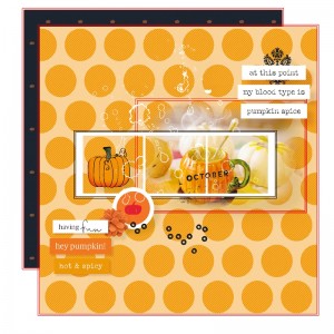Halloween Bash-Stretch Your Stash-Halloween Kit-Non Halloween Layout-Spicy