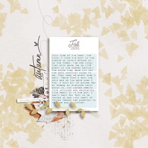 Falling Leaves - Monthly Muse - Weather - Week 2
