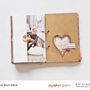 Be grateful mini album page close