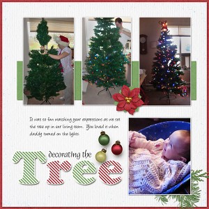 Azure-lee's 1st Christmas - Tree page