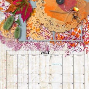 NBK July Calendar