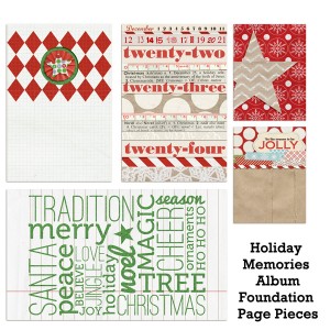 Holiday Memories Foundation Pages