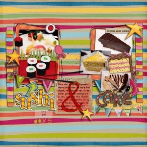 Mom's Visit Day 5: Sushi and Cake