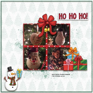 Ho Ho Ho Ornaments