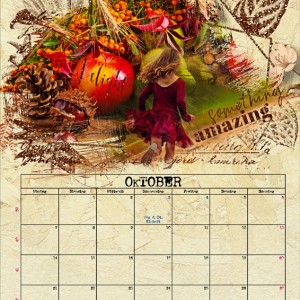 My October page - Harvest Delight - Go out & find Something Amazing