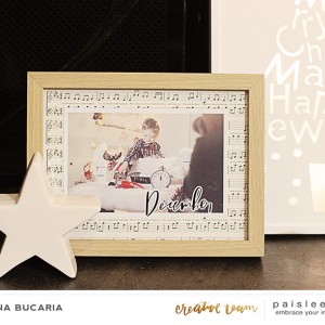 Christmas frame decor