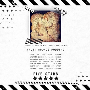 Fruit Sponge Pudding