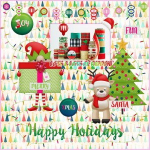 Photography Challenge-December-A Collection-Christmas Ribbon