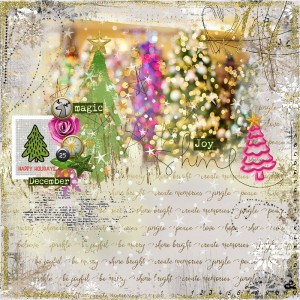 Art Journaling-December-Week #1-Sing Along-Oh Tannenbaum-Twinkle Twinkle Twinkle
