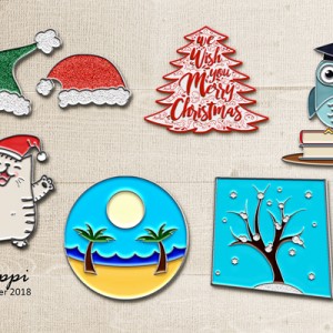 Enamel Pins - December 2018