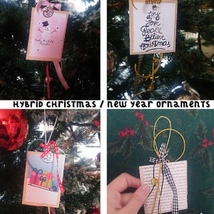Hybrid Christmas / New Year Ornaments