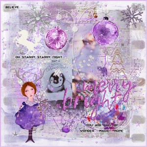 Art Journaling-December-Make Art & Journal-Winter/Holiday-Challenge #4-Oh Starry Starry Night