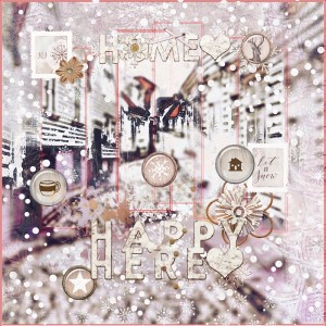 Art Journaling-December-Sing Along-I'll Be Home-Week 3A-December Home