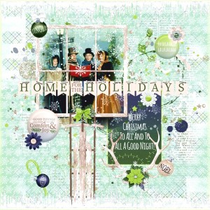 Art Journaling-December-Sing Along-Grand Finale-Caroling-A Not So Silent Night