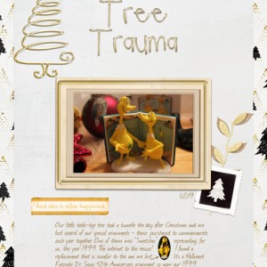 January 2: Photography challenge {shallow depth of field} - Tree Trauma