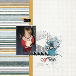 coffee - Shape cut out of element