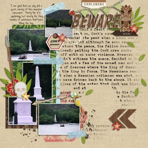 Explorers Beware MOC7 Day 6 Captain Cook's Monument