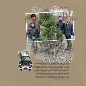 Getting Our Tree - Day 4