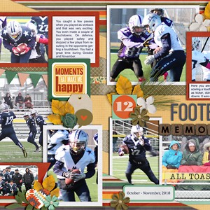 Football Memories (double page)