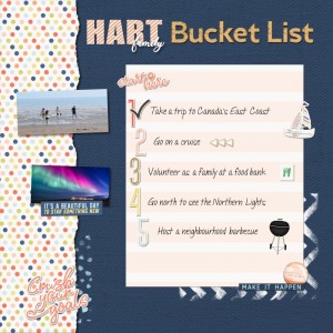 January 7 - The Bucket List