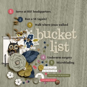 MOC 2019 #7 - Bucket List