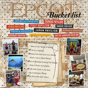 Epcot Bucket List - MOC 7 Day 7
